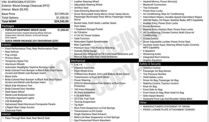 
								2018 Dodge Journey Crossroad full									