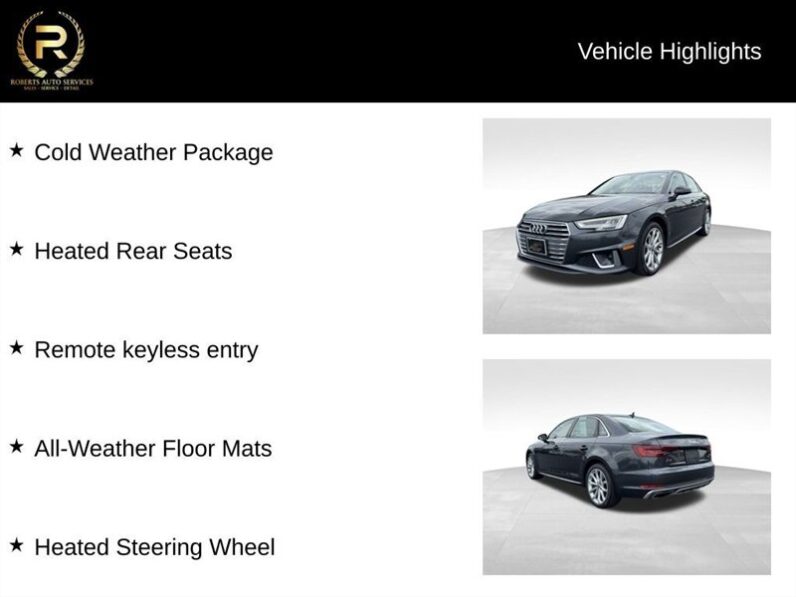 
								2019 Audi A4 2.0T Premium Plus quattro full									