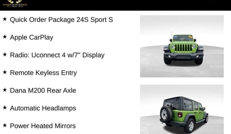 
								2018 Jeep Wrangler Unlimited Unlimited Sport S full									