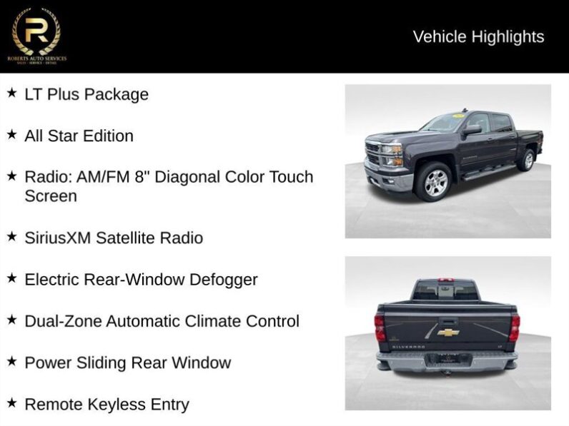 
								2015 Chevrolet Silverado 1500 LT LT2 full									