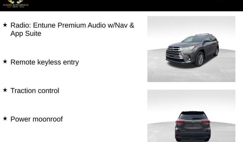 
								2017 Toyota Highlander XLE full									