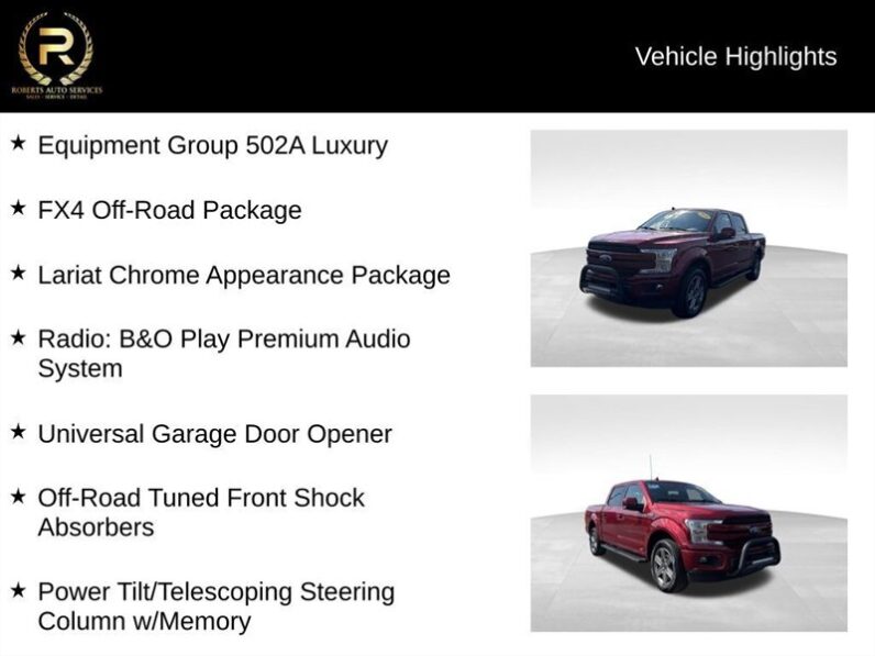 
								2018 Ford F-150 Lariat full									