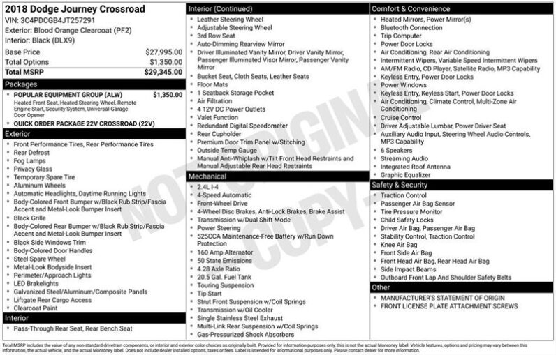 
								2018 Dodge Journey Crossroad full									