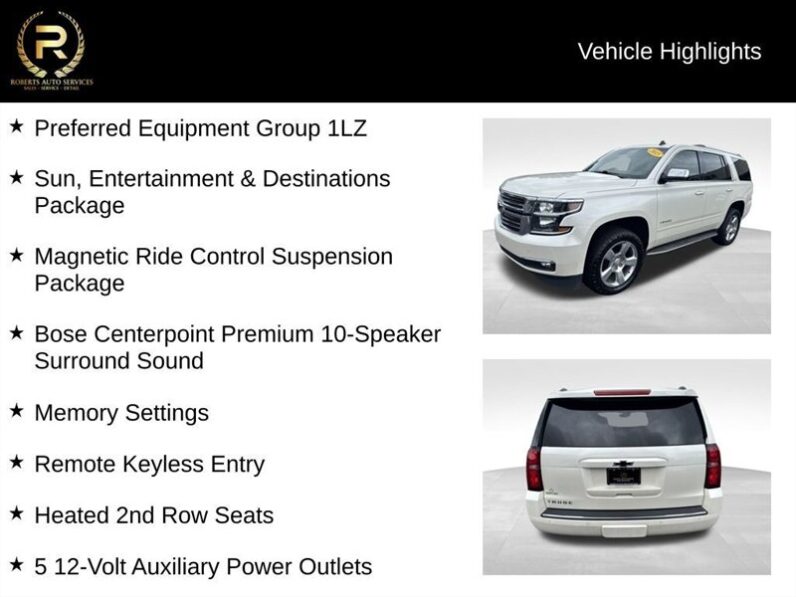
								2015 Chevrolet Tahoe LTZ full									