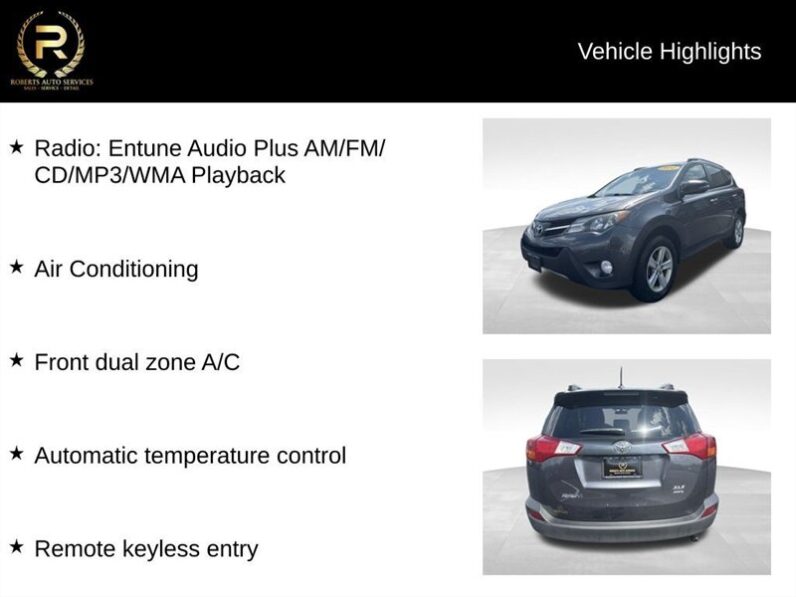 
								2014 Toyota RAV4 XLE full									