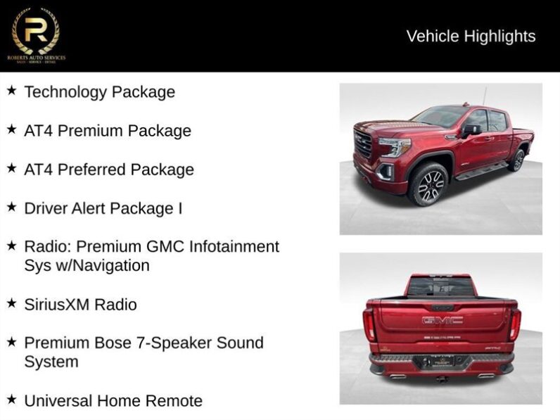 
								2019 GMC Sierra 1500 AT4 full									