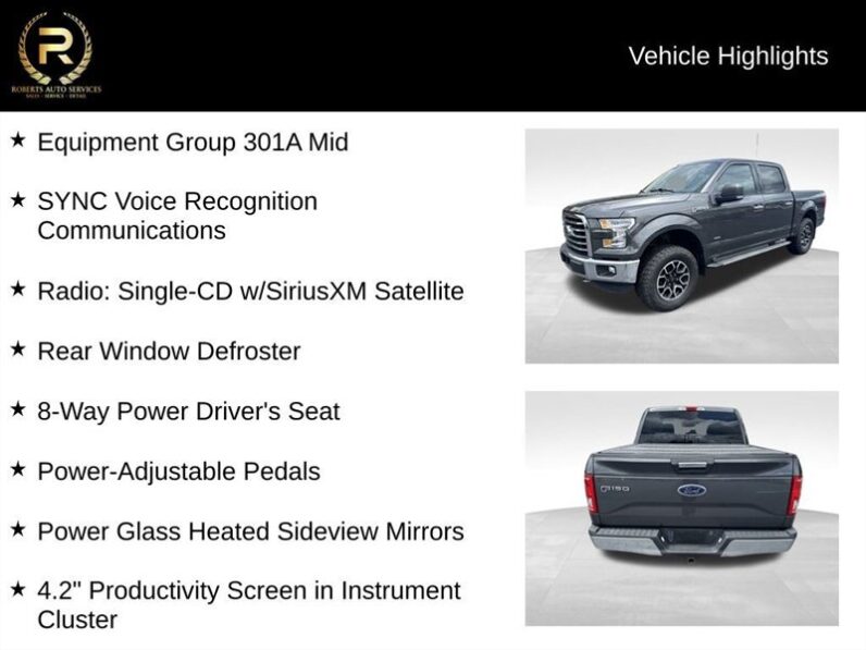 
								2016 Ford F-150 XLT full									