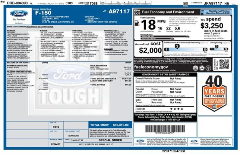 
								2018 Ford F-150 Lariat full									