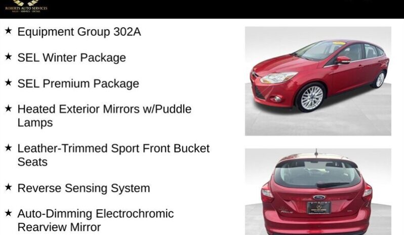 
								2012 Ford Focus SEL full									