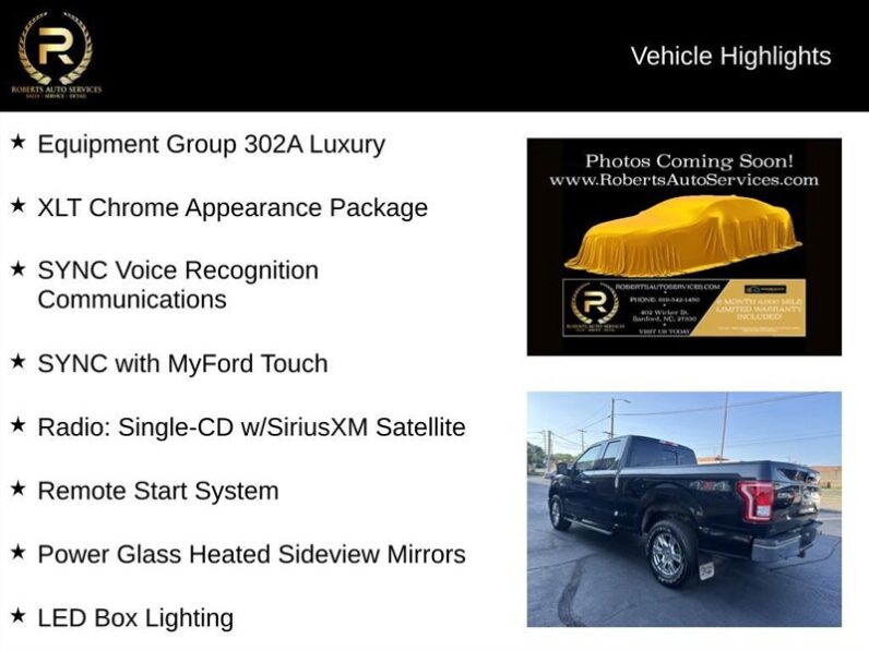 
								2015 Ford F-150 XLT full									