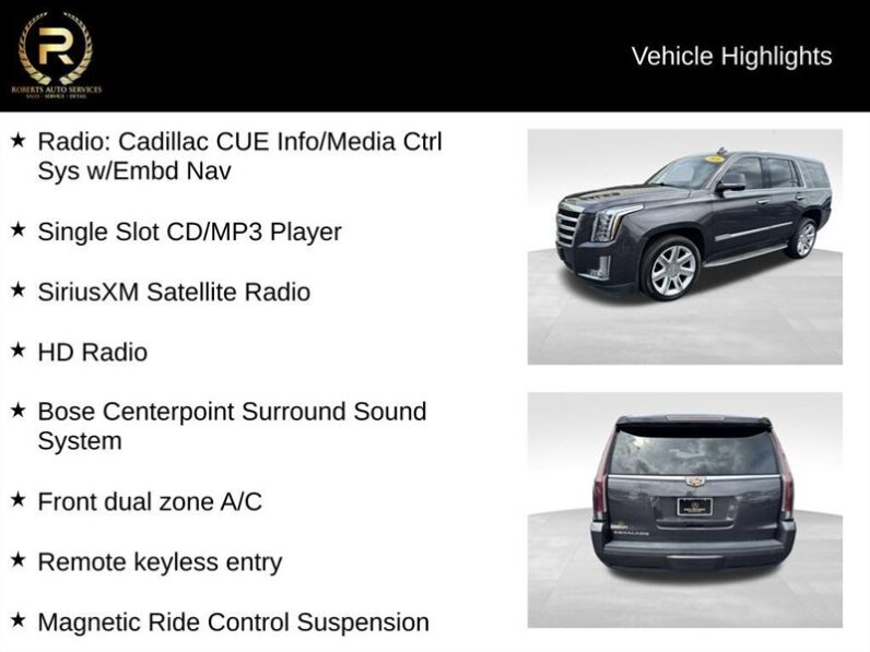 
								2016 Cadillac Escalade Luxury full									