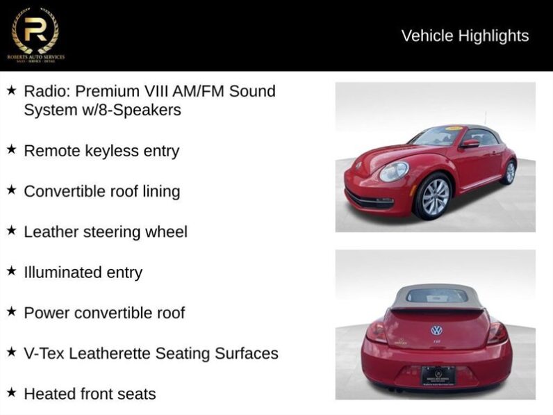 
								2013 Volkswagen Beetle Convertible 2.0 TDI full									