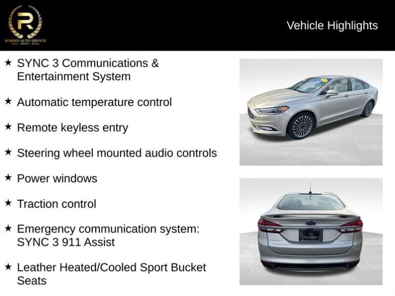 
								2017 Ford Fusion Titanium full									