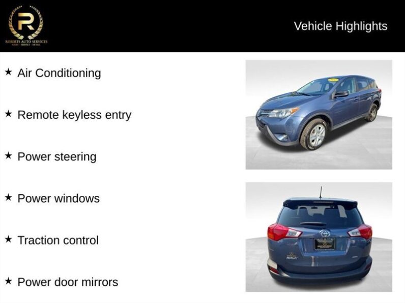 
								2014 Toyota RAV4 LE full									