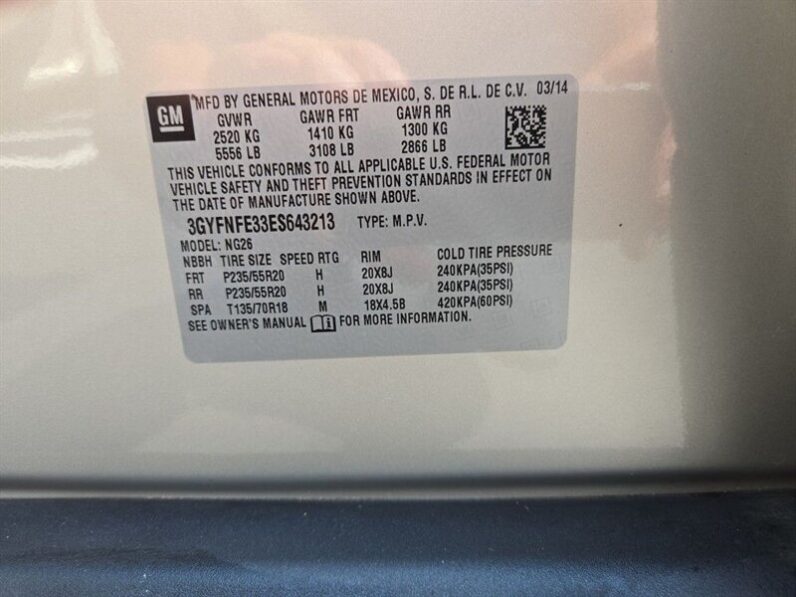 
								2014 Cadillac SRX Performance full									