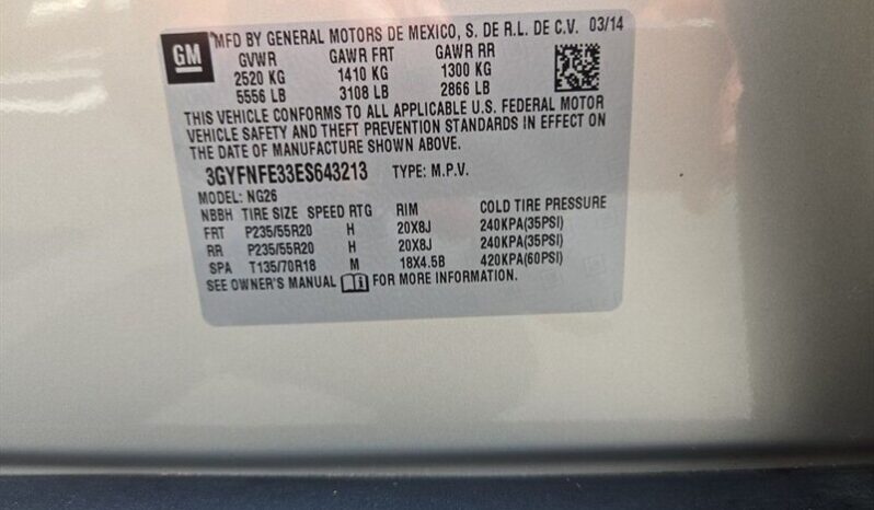 
								2014 Cadillac SRX Performance full									
