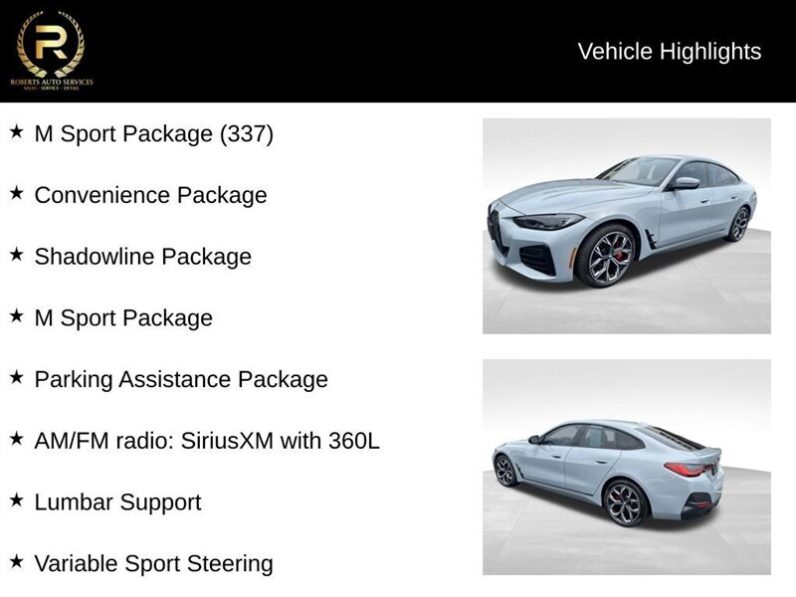 
								2022 BMW 4 Series 430i Gran Coupe full									