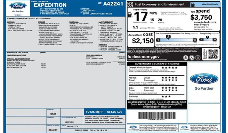 
								2017 Ford Expedition EL Limited full									