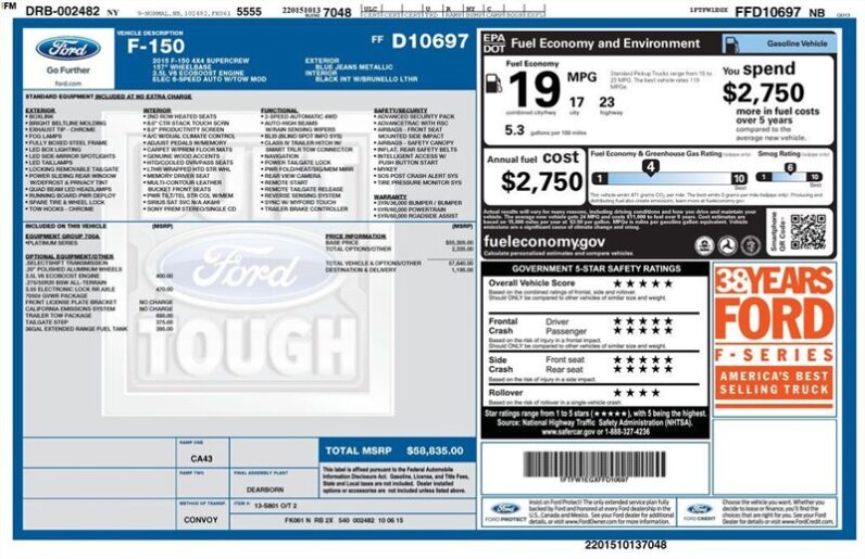 
								2015 Ford F-150 Platinum full									