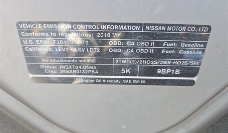 
								2018 Nissan Frontier SV full									