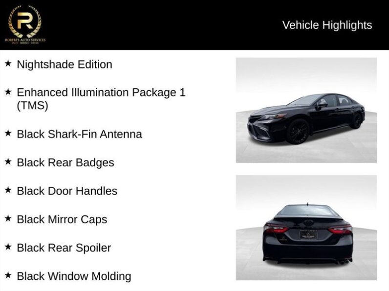 
								2022 Toyota Camry SE Nightshade full									