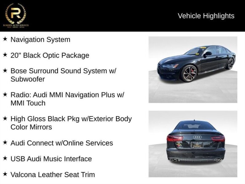 
								2018 Audi S6 4.0T Premium Plus quattro full									