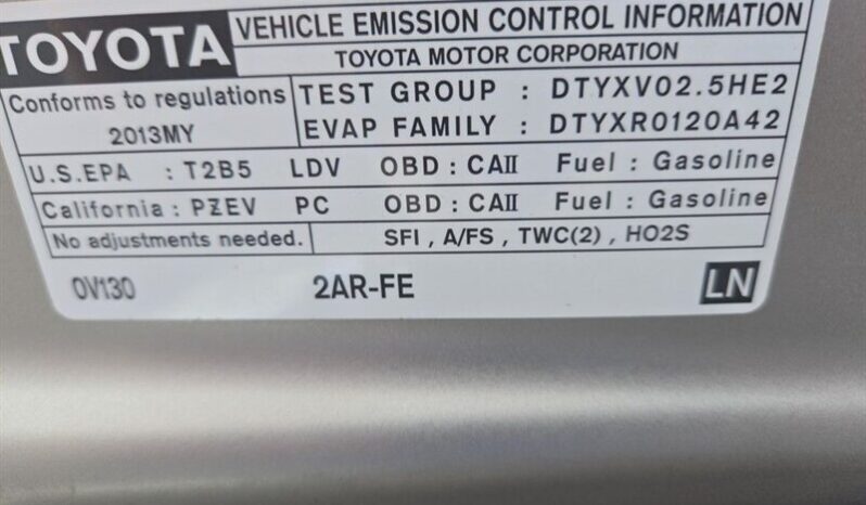 
								2013 Toyota Camry LE full									