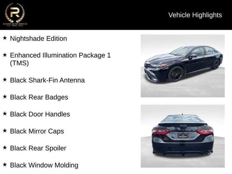 
								2022 Toyota Camry SE Nightshade full									