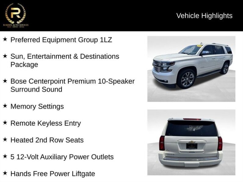 
								2015 Chevrolet Tahoe LTZ full									