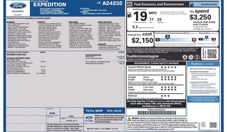 
								2020 Ford Expedition Platinum full									