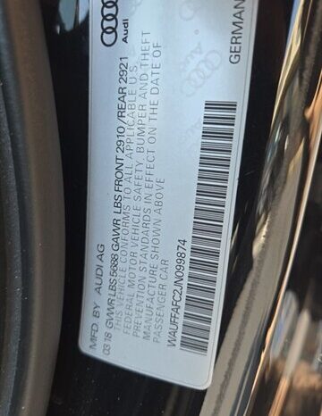 
								2018 Audi S6 4.0T Premium Plus quattro full									