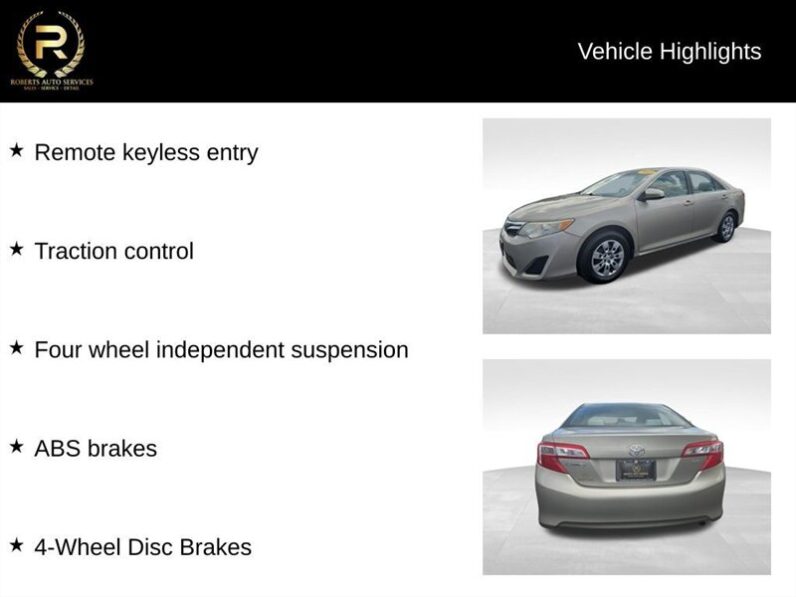 
								2013 Toyota Camry LE full									