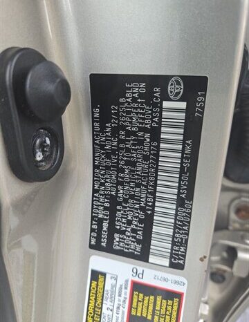 
								2013 Toyota Camry LE full									