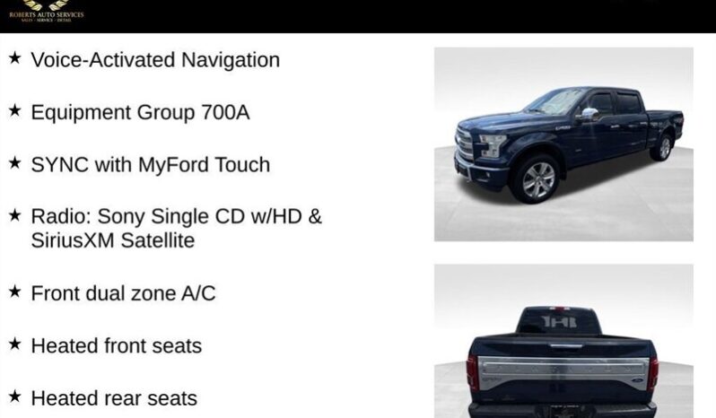 
								2015 Ford F-150 Platinum full									