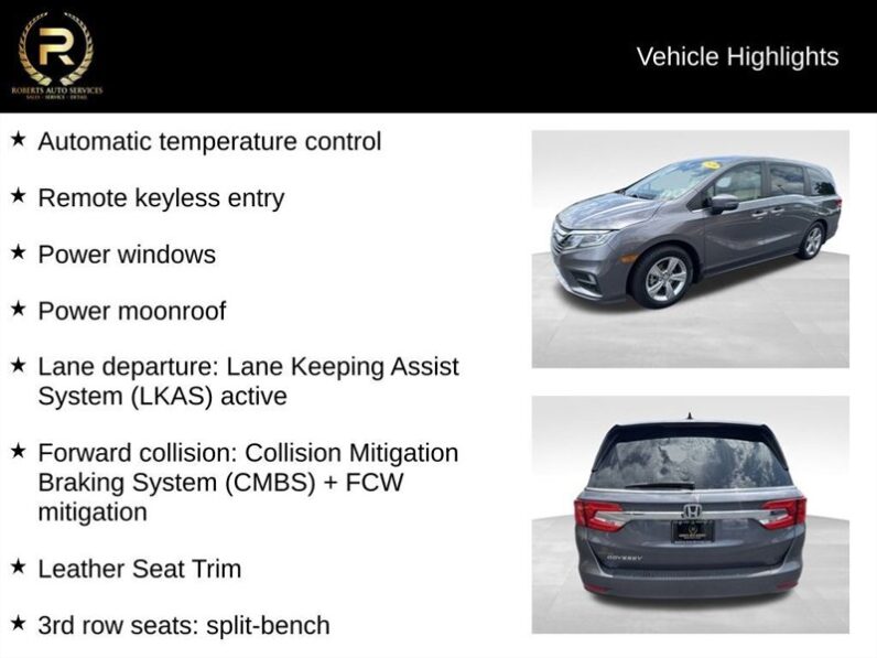 
								2019 Honda Odyssey EX-L full									