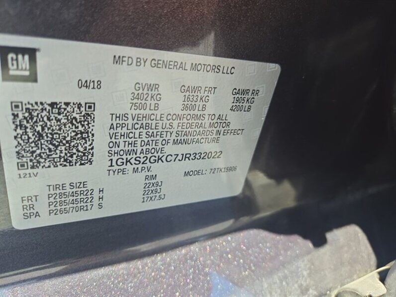 
								2018 GMC Yukon SLT full									