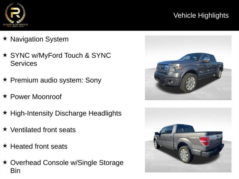 
								2014 Ford F-150 Platinum full									