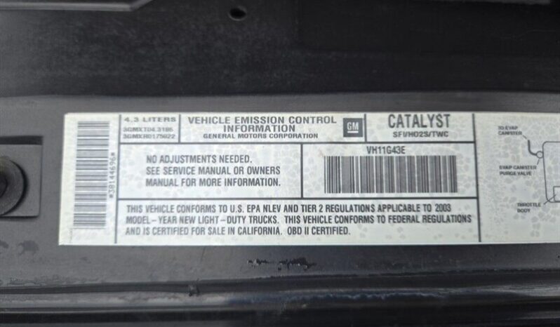 
								2003 GMC Sonoma SLS full									