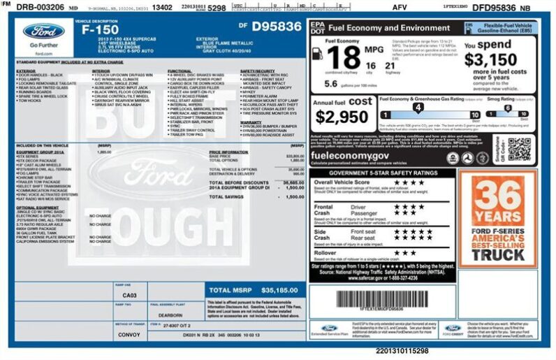 
								2013 Ford F-150 STX full									