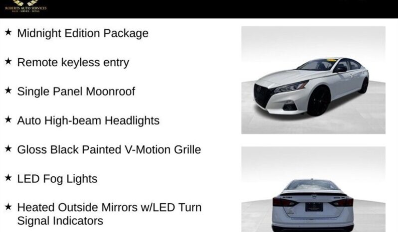 
								2022 Nissan Altima 2.5 SR full									