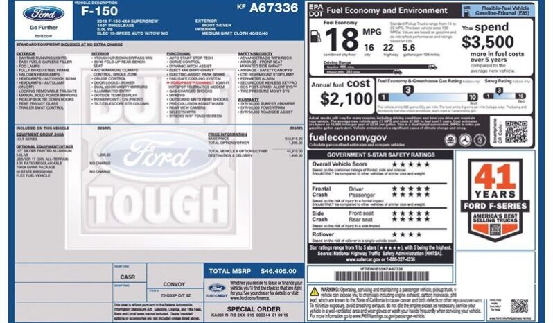 
								2019 Ford F-150 XLT full									