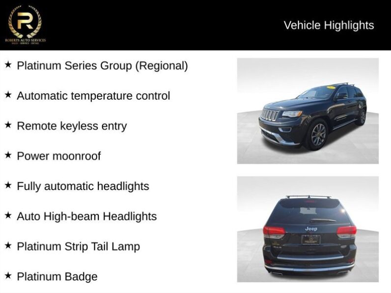 
								2015 Jeep Grand Cherokee Summit full									