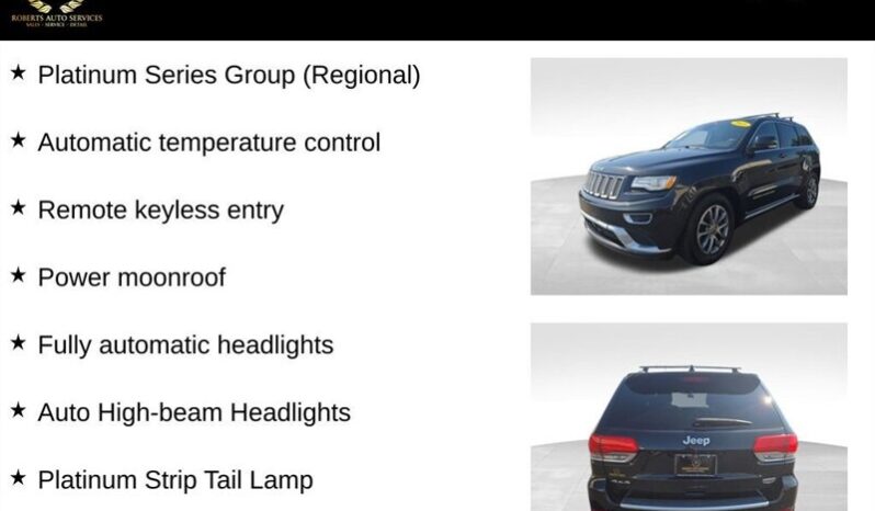 
								2015 Jeep Grand Cherokee Summit full									