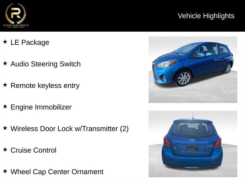 
								2016 Toyota Yaris LE full									
