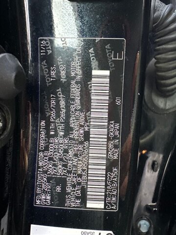 
								2016 Toyota 4Runner Trail full									