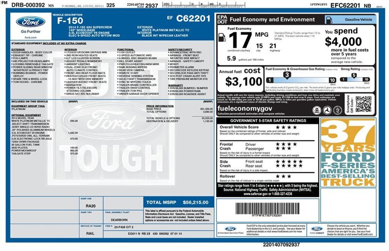 
								2014 Ford F-150 Platinum full									